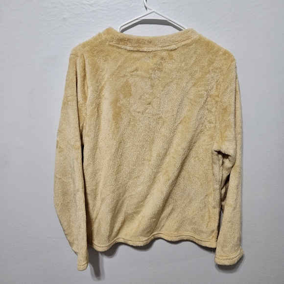 Disney 100 Winnie the Pooh Women’s Size Large Pajama Top Plush Embroidered - Picture 2 of 6